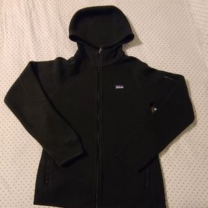 Patagonia black better sweater full zip hoodie med